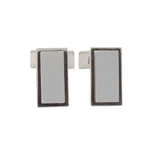 Manschettenknöpfe aus 750 Weißgold, nachhaltiger second hand Schmuck perfekt aufgearbeitet