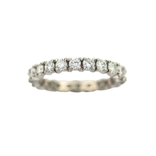 Brillantring aus 750 Weißgold, nachhaltiger second hand Schmuck perfekt aufgearbeitet