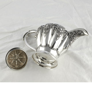 Milchkanne Deluxe aus 800 Silber, nachhaltiger second hand Schmuck perfekt aufgearbeitet