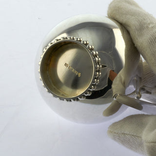 Milchkanne Trauben aus 925 Silber, nachhaltiger second hand Schmuck perfekt aufgearbeitet