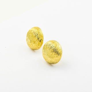 Ohrclips aus 585 Gelbgold, nachhaltiger second hand Schmuck perfekt aufgearbeitet