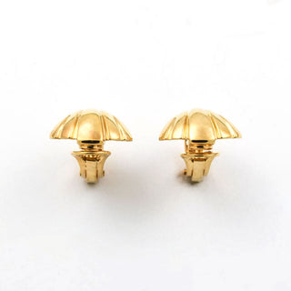 Ohrclips aus 585 Gelbgold, nachhaltiger second hand Schmuck perfekt aufgearbeitet