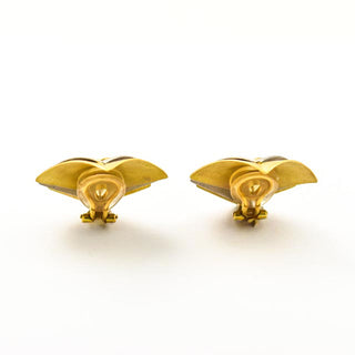 Ohrclips aus 950 Platin/Gold, nachhaltiger second hand Schmuck perfekt aufgearbeitet