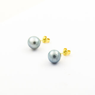 Perlohrstecker aus 585 Gelbgold, nachhaltiger second hand Schmuck perfekt aufgearbeitet