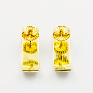 Ohrstecker aus 585 Gelbgold, nachhaltiger second hand Schmuck perfekt aufgearbeitet