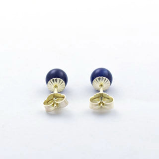 Ohrstecker aus 925 Silber mit Sodalith, nachhaltiger second hand Schmuck perfekt aufgearbeitet