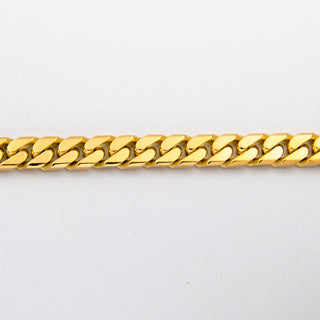 Panzerarmband aus 585 Gelbgold, nachhaltiger second hand Schmuck perfekt aufgearbeitet