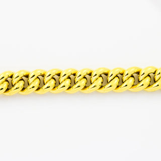 Panzerarmband aus 585 Gelbgold, nachhaltiger second hand Schmuck perfekt aufgearbeitet