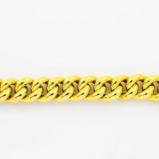 Panzerarmband aus 585 Gelbgold, nachhaltiger second hand Schmuck perfekt aufgearbeitet