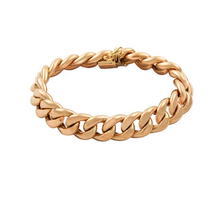 Panzerarmband aus 750 Gelbgold, nachhaltiger second hand Schmuck perfekt aufgearbeitet