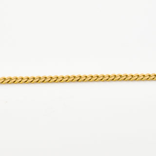 Panzerarmband aus 585 Gelbgold, nachhaltiger second hand Schmuck perfekt aufgearbeitet