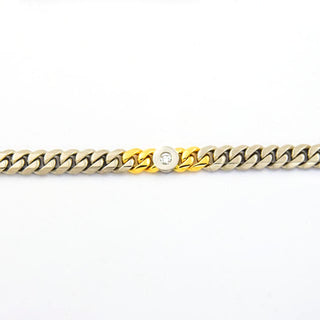 Apitzsch Brillantarmband aus 950 Platin/Gold, nachhaltiger second hand Schmuck perfekt aufgearbeitet