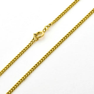 FBM Panzerkette aus 585 Gelbgold, nachhaltiger second hand Schmuck perfekt aufgearbeitet