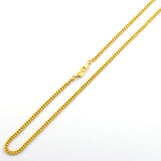 Panzerkette aus 585 Gelbgold, nachhaltiger second hand Schmuck perfekt aufgearbeitet