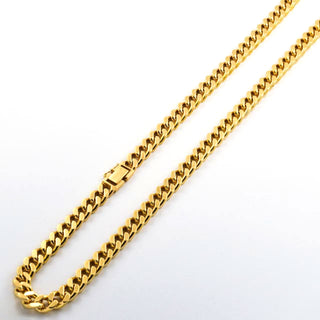 Panzerkette aus 750 Gelbgold, nachhaltiger second hand Schmuck perfekt aufgearbeitet