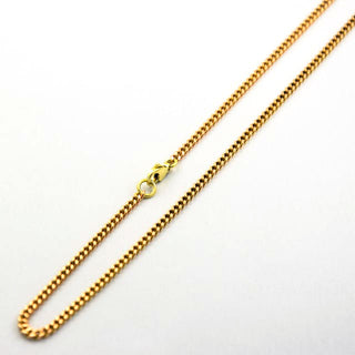 Panzerkette aus 585 Gelbgold, nachhaltiger second hand Schmuck perfekt aufgearbeitet