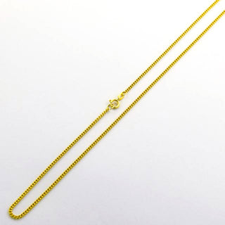 Panzerkette aus 585 Gelbgold, nachhaltiger second hand Schmuck perfekt aufgearbeitet