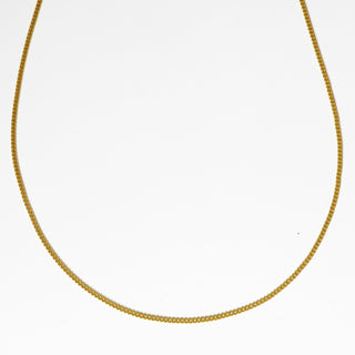 Panzerkette aus 750 Gelbgold, nachhaltiger second hand Schmuck perfekt aufgearbeitet