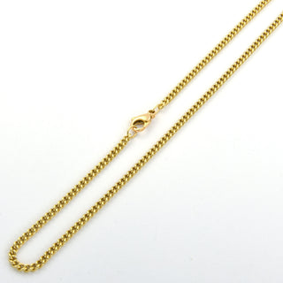 Panzerkette aus 750 Gelbgold, nachhaltiger second hand Schmuck perfekt aufgearbeitet