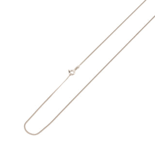 FBM Panzerkette aus 585 Weißgold, nachhaltiger second hand Schmuck perfekt aufgearbeitet