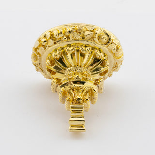 Petschaft Antilope aus 585 Gelbgold mit Karneol, nachhaltiger second hand Schmuck perfekt aufgearbeitet