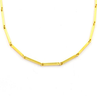 Phantasiekette aus 750 Gelbgold, nachhaltiger second hand Schmuck perfekt aufgearbeitet