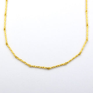 Phantasiekette aus 750 Gelbgold, nachhaltiger second hand Schmuck perfekt aufgearbeitet