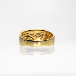 Brillantring aus 585 Gelb- und Weißgold, nachhaltiger second hand Schmuck perfekt aufgearbeitet