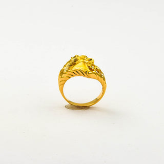 Brillantring aus 750 Gelbgold, nachhaltiger second hand Schmuck perfekt aufgearbeitet