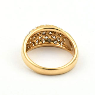 Brillantring aus 750 Gelbgold, nachhaltiger second hand Schmuck perfekt aufgearbeitet