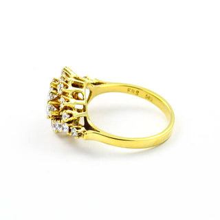Brillantring aus 585 Gelbgold, nachhaltiger second hand Schmuck perfekt aufgearbeitet