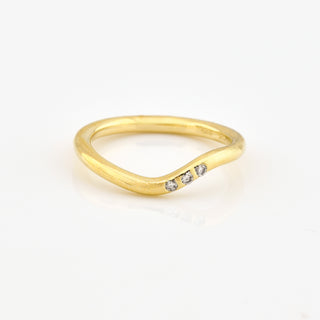 Brillantring aus 585 Gelbgold, nachhaltiger second hand Schmuck perfekt aufgearbeitet