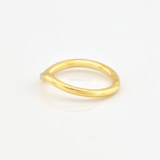 Brillantring aus 585 Gelbgold, nachhaltiger second hand Schmuck perfekt aufgearbeitet