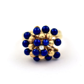 Ring aus 750 Gelbgold, nachhaltiger second hand Schmuck perfekt aufgearbeitet