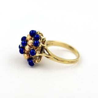 Ring aus 750 Gelbgold, nachhaltiger second hand Schmuck perfekt aufgearbeitet