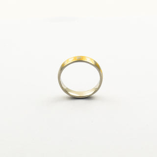 Ring Herzen aus 950 Platin/Gold, nachhaltiger second hand Schmuck perfekt aufgearbeitet