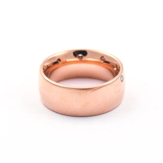 Brillantring aus 585 Rotgold, nachhaltiger second hand Schmuck perfekt aufgearbeitet