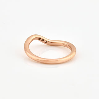 Brillantring aus 585 Rotgold, nachhaltiger second hand Schmuck perfekt aufgearbeitet