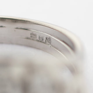 Brillantring  aus 585 Weißgold, nachhaltiger second hand Schmuck perfekt aufgearbeitet