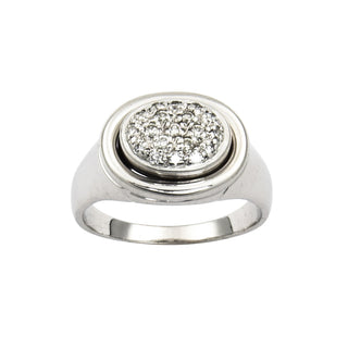 Christ Brillantring aus 750 Weißgold, nachhaltiger second hand Schmuck perfekt aufgearbeitet