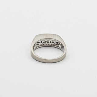 Brillantring aus 585 Weißgold, nachhaltiger second hand Schmuck perfekt aufgearbeitet