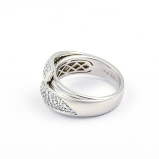 Brillantring aus 750 Weißgold, nachhaltiger second hand Schmuck perfekt aufgearbeitet