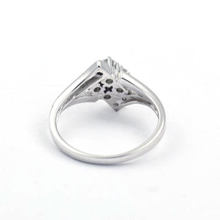 Brillantring aus 585 Weißgold, nachhaltiger second hand Schmuck perfekt aufgearbeitet