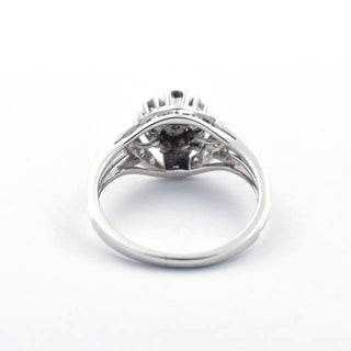 Brillantring aus 750 Weißgold mit Diamant, nachhaltiger second hand Schmuck perfekt aufgearbeitet