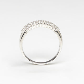 Brillantring aus 585 Weißgold, nachhaltiger second hand Schmuck perfekt aufgearbeitet