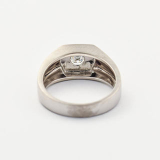 Brillantring aus 585 Weißgold, nachhaltiger second hand Schmuck perfekt aufgearbeitet