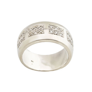 Giloy & Söhne Brillantring aus 585 Weißgold, nachhaltiger second hand Schmuck perfekt aufgearbeitet