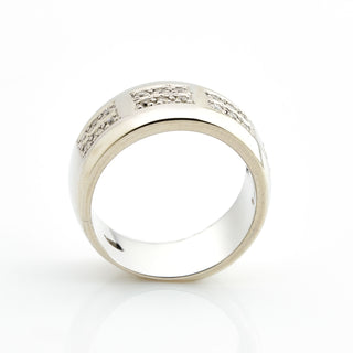 Giloy & Söhne Brillantring aus 585 Weißgold, nachhaltiger second hand Schmuck perfekt aufgearbeitet