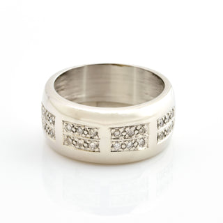 Giloy & Söhne Brillantring aus 585 Weißgold, nachhaltiger second hand Schmuck perfekt aufgearbeitet