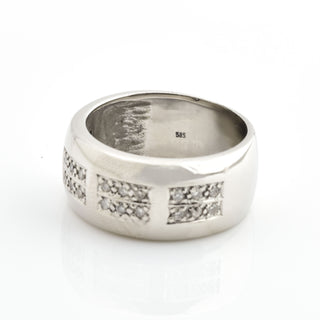 Giloy & Söhne Brillantring aus 585 Weißgold, nachhaltiger second hand Schmuck perfekt aufgearbeitet